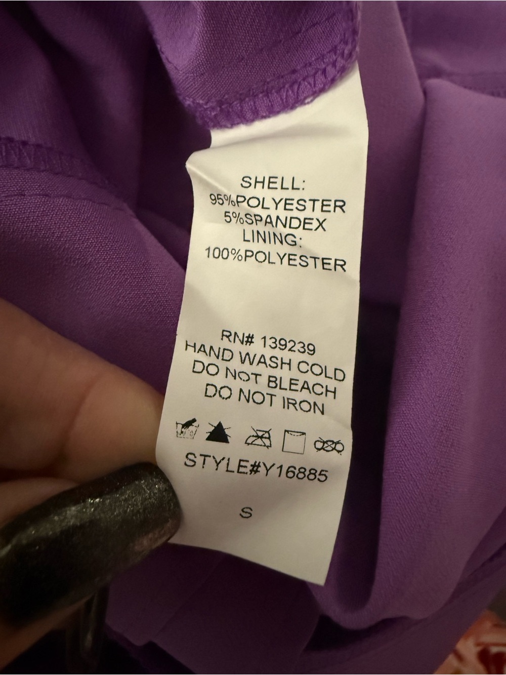 DO+BE Purple V-Neck Sleeveless Romper with Ruffle Hem - Picture 8 of 8